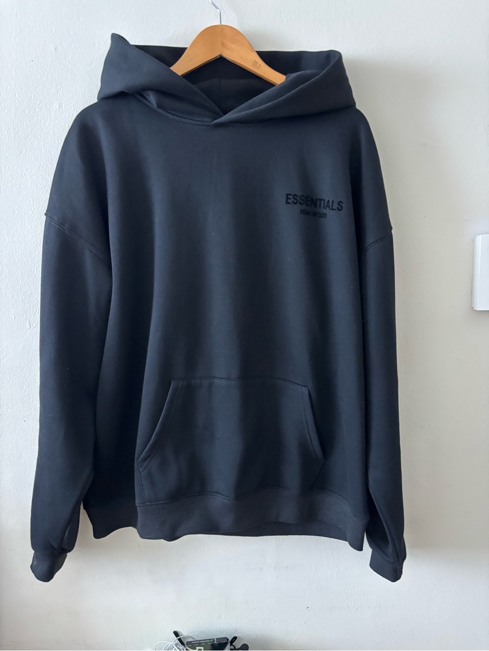 Fear of God Essentials Limo black hoodie